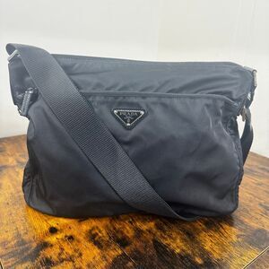 Prada Tessuto Nylon Black Crossbody Bag